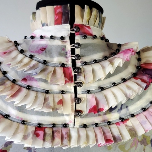 Zimmermann Mischief Tuck Beaded Blouse + Skirt S/S 2016 - Picture 9 of 13